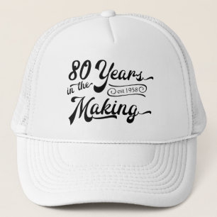 Retro Birthday 80 Jahre in the Making Truckerkappe