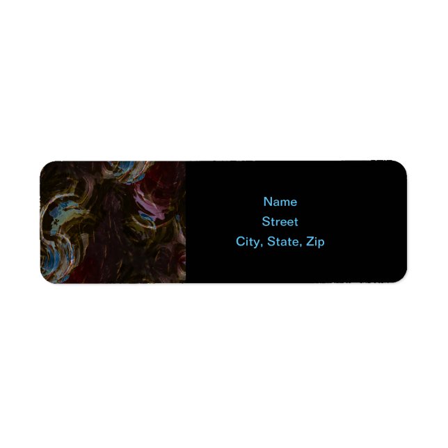 Retro Black Atomic Abstrakt (Vorne)