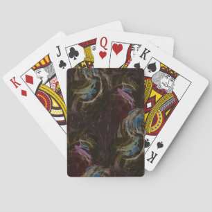 Retro Black Atomic Abstrakt Spielkarten