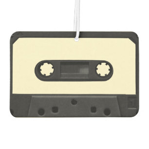 Retro Black Cassette Tape Air Freshener Autolufterfrischer