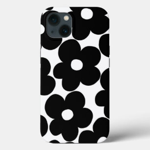 Retro Black Daisies #1 #decor #art Case-Mate iPhone Hülle