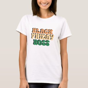 Retro Black Friday Chef - Chefin  T-Shirt