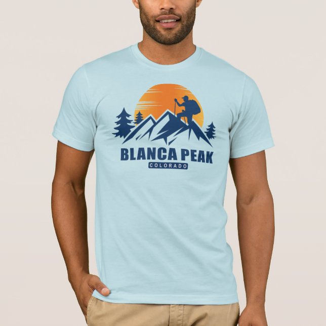 Retro Blanca Peak T - Shirt (Vorderseite)