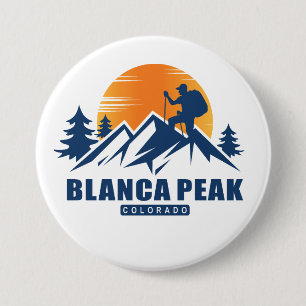 Retro Blanca Peak T - Shirt Button