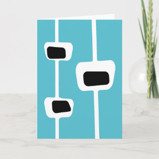 Retro Blank Folded Greeting Card Karte