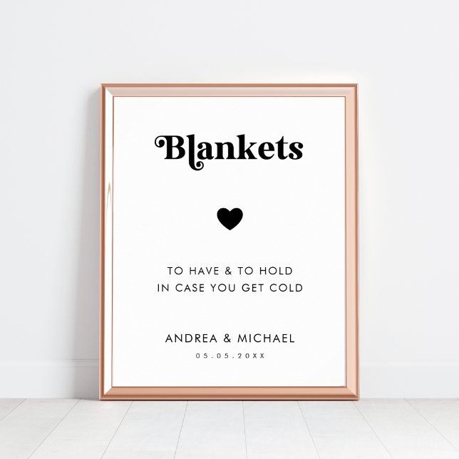 Retro Blankets zu haben und Hochzeiten zu halten Poster (Von Creator hochgeladen)