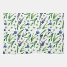 Retro Blau Lila grüne Farbe Blüte