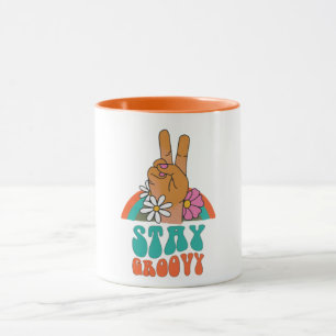 Retro Bleibe Groovy Combo Tasse