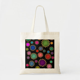 Retro-Bleistift-Starbursts Tragetasche