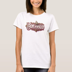 Retro BLESSED künstlerischer Ausdruck T-Shirt