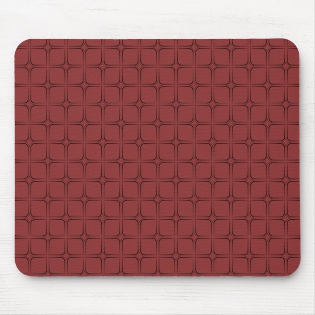 Retro Bliss Mousepad, Crimson Mousepad (Vorne)