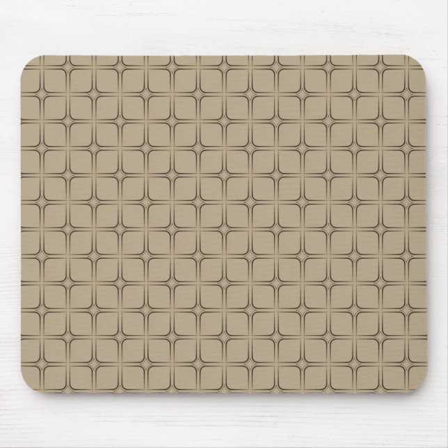 Retro Bliss Mousepad, Latte Mousepad (Vorne)