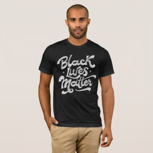 Retro-BLM-Botschaft-T-Shirt - Kühne und kraftvolle T-Shirt