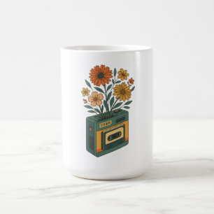 Retro Bloom Box - Florenkassettenexplosion Kaffeetasse