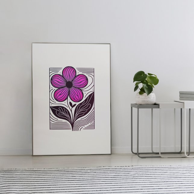 Retro Bloom Vibes Poster (Von Creator hochgeladen)