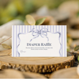 Retro Blue Bow Cafe Bebe Boy Coffee Baby Shower Begleitkarte