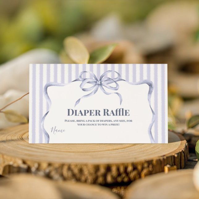 Retro Blue Bow Cafe Bebe Boy Coffee Baby Shower Begleitkarte (Von Creator hochgeladen)