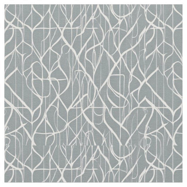 Retro Blue Nahtlose Muster Design Stoff (Nahaufnahme)