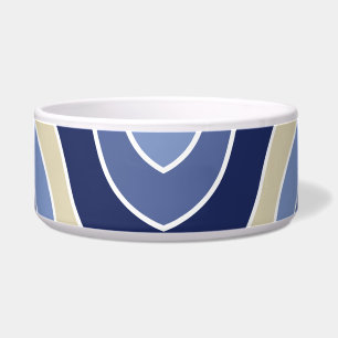 Retro Blue Waves Napf