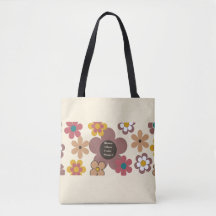Retro-Blume "Bloom where you re Planted"-Tasche