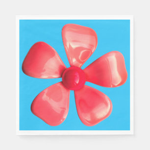 Retro Blume Brooch - Blumenfrühlingsgarten Serviette