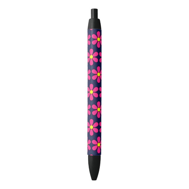 Retro Blume Daisy Teacher's Writing Pen Gift Kugelschreiber (Vorderseite Vertikal)