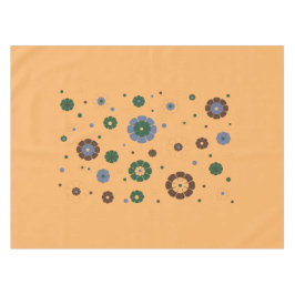 Retro Blume Gelbe Tablette Tischdecke