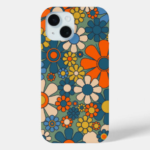 Retro Blume Groovy Multicolor 60er 70er Floral Case-Mate iPhone Hülle