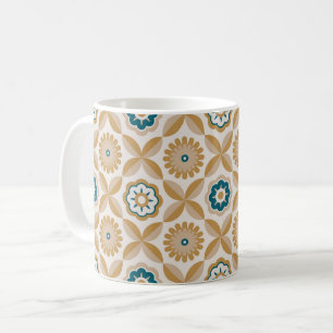 Retro-Blume Kaffeetasse