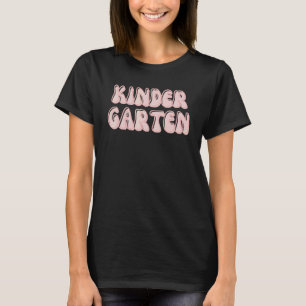 Retro Blume Kindergarten Preschool Lehrer Idee T-Shirt