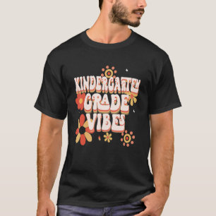 Retro Blume Kindergarten Vibes Back to Sch T-Shirt