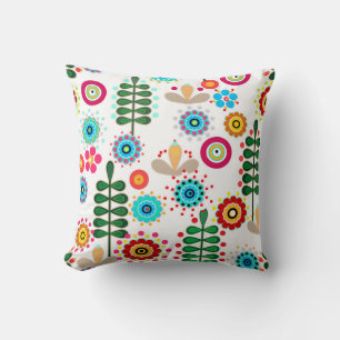 Retro, Blume Kissen