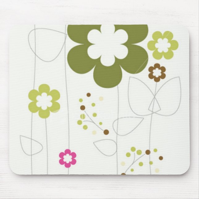 RETRO BLUME MOUSEPAD (Vorne)