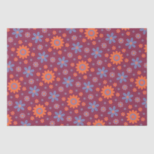 Retro Blume Niedlich Fun 70er Hippie Daisy Muster Seidenpapier