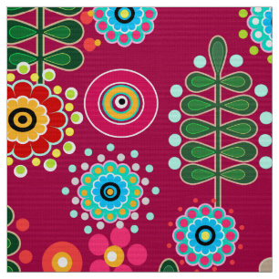 Retro, Blume Stoff