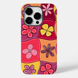 Retro-Blume Telefoncase Case-Mate iPhone 14 Pro Hülle