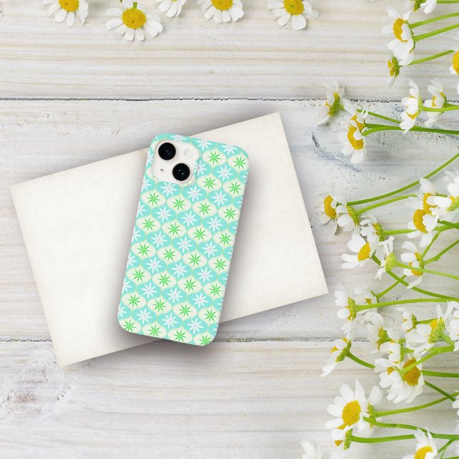 Retro-Blume und Daisy-Hourglass-Muster Case-Mate iPhone Hülle (Von Creator hochgeladen)