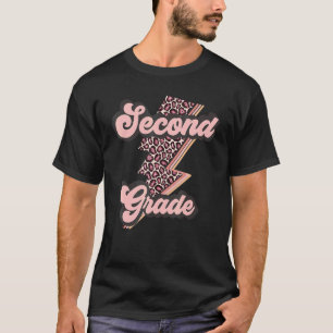 Retro-Blume Zweite Klasse Lehrer Idee 2 T-Shirt