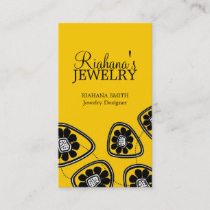 Retro Blumen-Geschäfts-Karten Visitenkarte