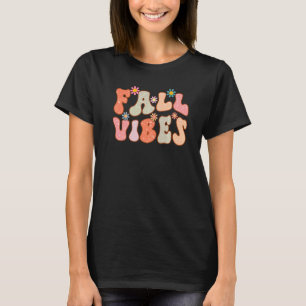 Retro-Blumen Herbst-Vibes Herbst-Vibes Froher Herb T-Shirt