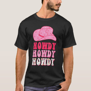 Retro-Blumen Howdy Rodeo Western Country Südstaate T-Shirt