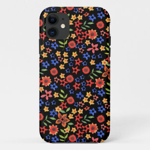 Retro-Blumen-Miniprint individuell anpassbare iPho Case-Mate iPhone Hülle