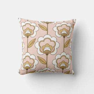 Retro Blumen: nahtlos Vintages Muster. Kissen