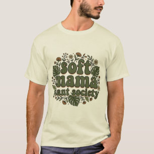 Retro-Blumen-Typografie-Design T-Shirt