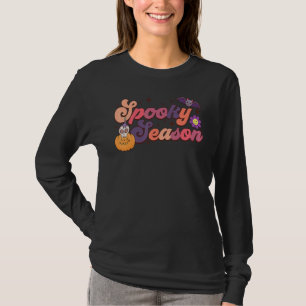 Retro-Blumen-Unheimliche Jahreszeit Unheimliche Vi T-Shirt