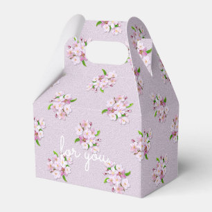 Retro Blumenblüten-Entwurf Geschenkschachtel