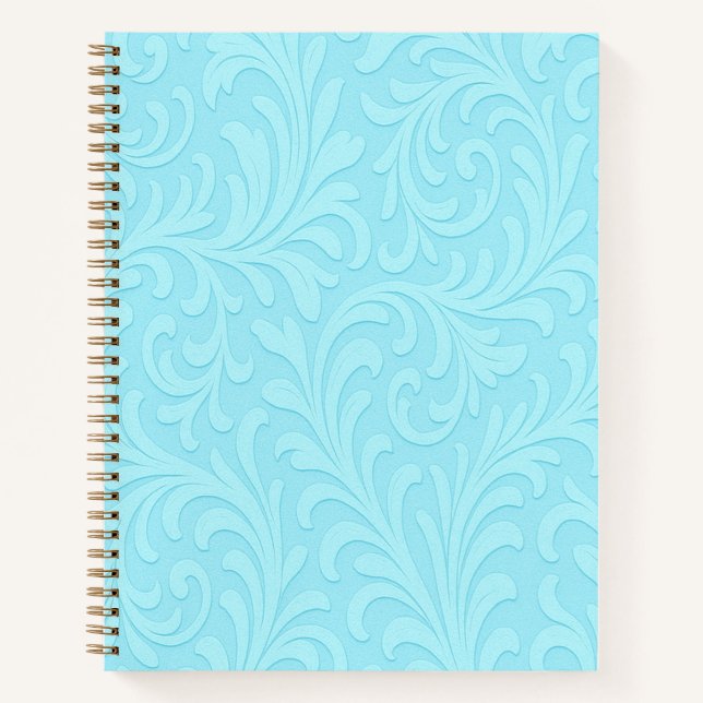 Retro-Blumendesign Notizbuch (Vorderseite)