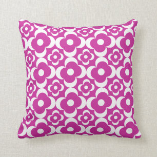 Retro Blumendesigner-Wurfs-Kissen Kissen