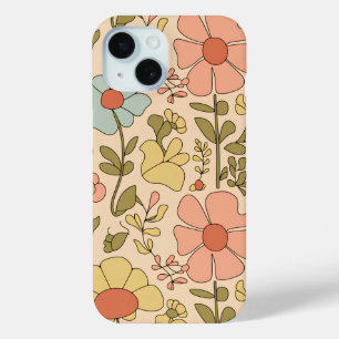 Retro-Blumenfreude   Vintages Blumenmuster Case-Mate iPhone Hülle