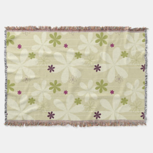 Retro Blumenhintergrund Decke